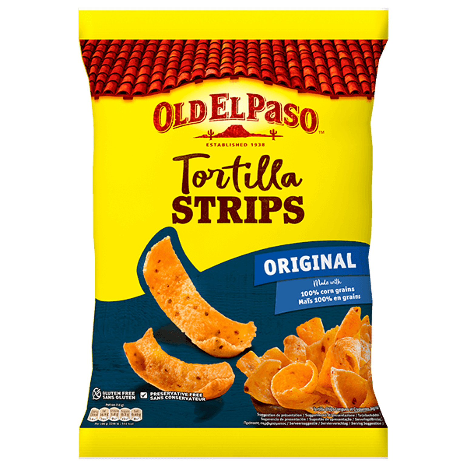 pack of Old El Paso's original tortilla strips